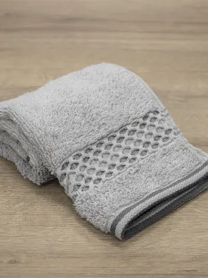 LINO Πετσέτα Χεριών (30x50) Igalo Ασημί