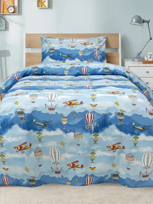 LINO Παιδικά Σετ Σεντόνια (170x260) Cloud Chasers Μπλε