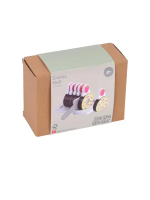 Ξύλινo Κέικ Swiss Roll με Σπάτουλα - Mama Memo