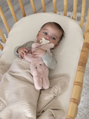 Πανάκι Παρηγοριάς με Κλιπ Πιπίλας Ροζ Fluffy Miffy