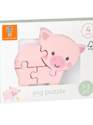 Παζλ Γουρουνάκι Orange Tree Toys