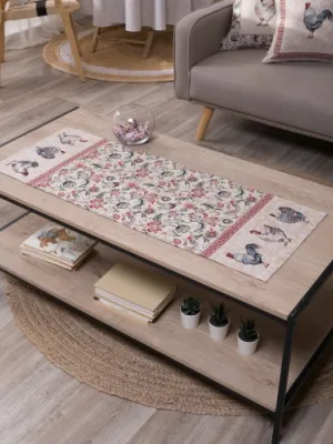 Καρέ &amp; Τραβέρσα Rooster Σετ 2 τεμαχίων - 100x100cm &amp; 40x100cm