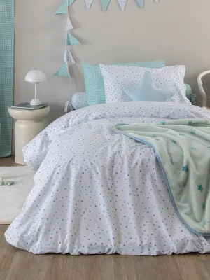 Σεντόνι Μονό 110x200+35 BB101 AQUA Με Λάστιχο