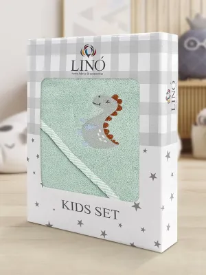 LINO Κάπα Μπεμπέ (75x75) Lagarto Mint