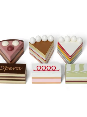 Σετ 6 Ξύλινα Παστάκια σε Δίσκο - Mama Memo