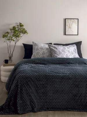 Κουβέρτα Fleece 160x220 ASTER COAL