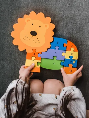 Παζλ Αριθμών Λιοντάρι - Orange Tree Toys