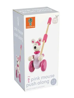 Παιχνίδι Ώθησης Pink Mouse Orange Tree Toys (FSC®)