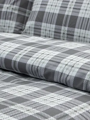 LINO Σετ Σεντόνια Υπέρδιπλα (240x260) Panier Γκρι