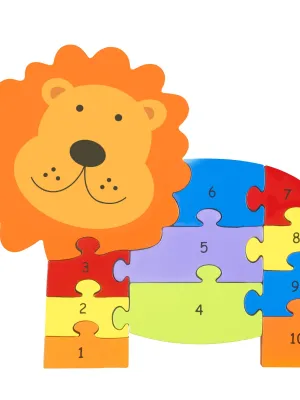 Παζλ Αριθμών Λιοντάρι - Orange Tree Toys