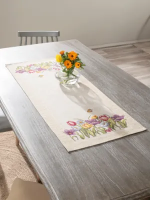 Καρέ &amp; Τραβέρσα Cambello (Σετ 2τεμ.) - 100x100cm &amp; 40x100cm