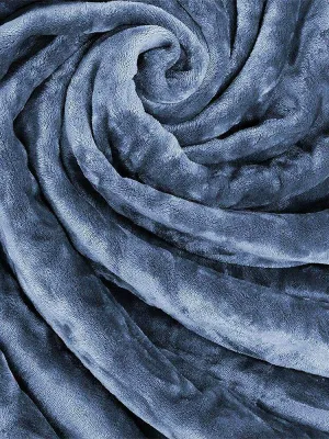 LINO ΚΟΥΒΕΡΤΑ VELLUT BLUE 160X220