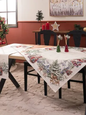 Καρέ &amp; Τραβέρσα Emden (Σετ 2τεμ.) - 100x100cm &amp; 40x100cm