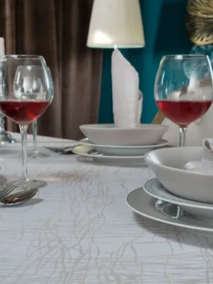 Τραπεζομάντηλο Dinan - 160x250cm + 12 πετσέτες