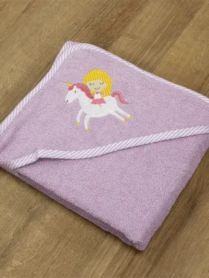 LINO Κάπα Βρεφική (75x75) Corno Λιλά