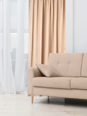 Κουρτίνα Ζακάρ (1φύλλο) 145x270 Omega Home Design 206