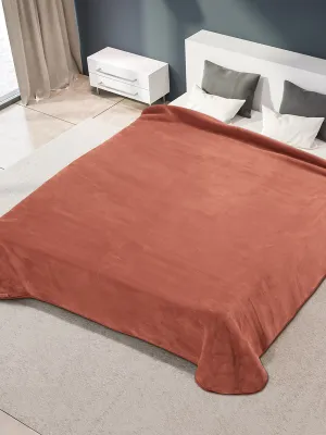 ΚΟΥΒΕΡΤΑ ΙΣΠΑΝΙΑΣ ΥΠΕΡΔΙΠΛΗ 220Χ240 BELPLA  STER PLAIN CARAMELLO(2)