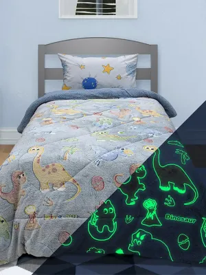 LINO ΚΟΥΒΕΡΤΟΠΑΠΛΩMA ΦΩΣΦΟΡΙΖΕ VOLCANO GREY-CIEL 160X220