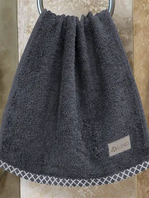 LINO Πετσέτα Χεριών (30x50) Marley Ανθρακί