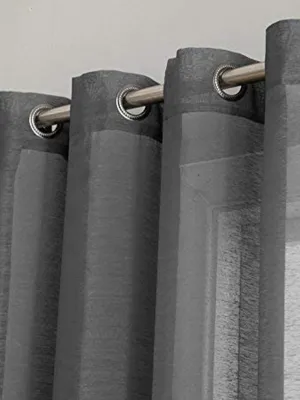 Κουρτίνα Με Τρουκς 140x260 BELE GREY