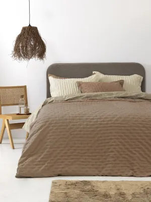 Κουβερλί υπέρδιπλο 220x240 TOT MOKA