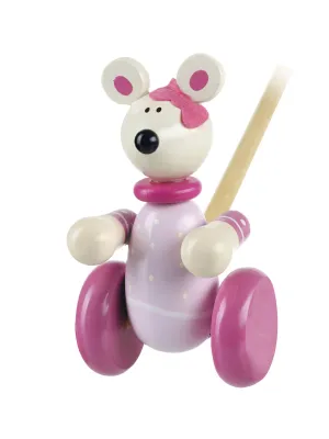 Παιχνίδι Ώθησης Pink Mouse Orange Tree Toys (FSC®)