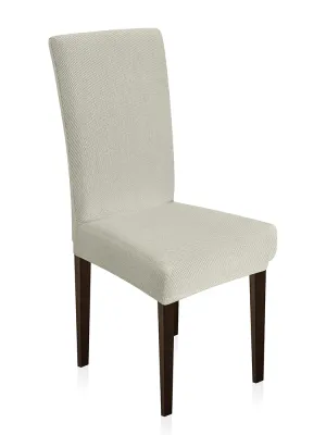 LINO Κάλυμμα Καρέκλας Ελαστικό Elegance Alabaster