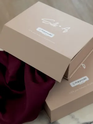 Μαξιλαροθήκη 50x70 Silka BORDEAUX