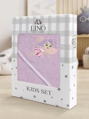 LINO Κάπα Βρεφική (75x75) Hada Λιλά