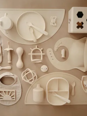 Μασητικό Σιλικόνης με Χερούλι Sensory - Mushie