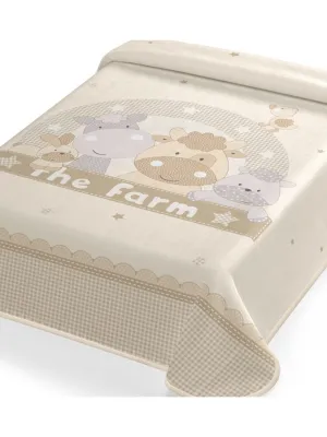 ΚΟΥΒΕΡΤΑ ΙΣΠΑΝΙΑΣ ΚΟΥΝΙΑΣ 110X140 BELPLA STER 664 BEIGE