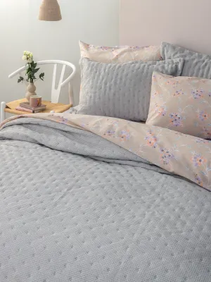 Ζεύγος μαξιλαροθήκες 50x70 Oxford ALISON GREY