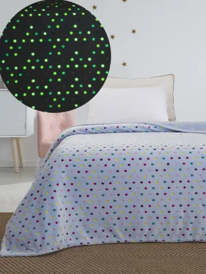 Κουβέρτα Fleece Μονή Φωσφοριζέ 160x220 BUBBLE