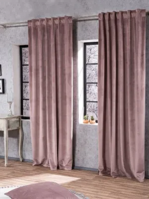 Κουρτίνα Velvet 12 (έτοιμη ραμμένη) - 140x260cm