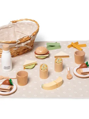 Ξύλινο Καλαθάκι Πικ-Νικ - Mama Memo