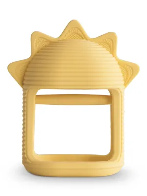 Μασητικό Σιλικόνης με Χερούλι Sunshine - Mushie