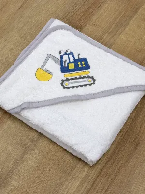 LINO Κάπα Βρεφική (75x75) Trattore Λευκό