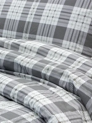 LINO Σετ Σεντόνια Μονά (170x260) Panier Γκρι