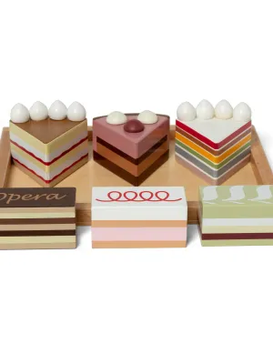 Σετ 6 Ξύλινα Παστάκια σε Δίσκο - Mama Memo