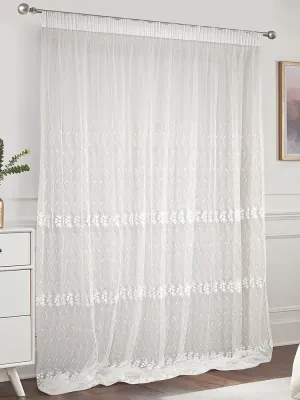 LINO ΚΟΥΡΤΙΝΑ RESIO WHITE ΜΕ ΤΡΕΣΑ 280X300