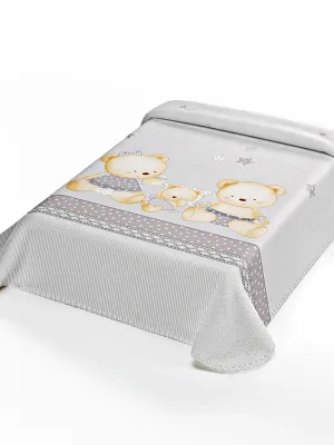 ΚΟΥΒΕΡΤΑ ΙΣΠΑΝΙΑΣ ΚΟΥΝΙΑΣ 110X140 BELPLA STER 663 GREY