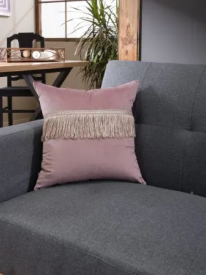 Μαξιλαροθήκη Velvet 12 Με Κρόσι - 45x45cm