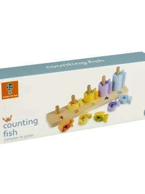 Παιχνίδι Στοίβαξης και Μετρήματος Sea Life Orange Tree Toys (FSC®)