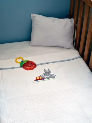 Κουβέρτα Πικέ Αγκαλιάς Baby Looney Tunes Design 31