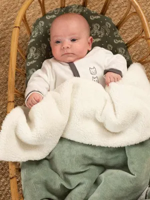 Κουβέρτα Wooly 100x140cm Μέντα Trois Kilos Sept