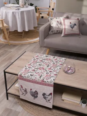 Καρέ &amp; Τραβέρσα Rooster Σετ 2 τεμαχίων - 100x100cm &amp; 40x100cm
