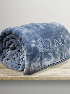 LINO ΚΟΥΒΕΡΤΑ VELLUT BLUE 160X220