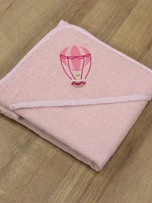 LINO Κάπα Βρεφική (75x75) Paloncino Ροζ