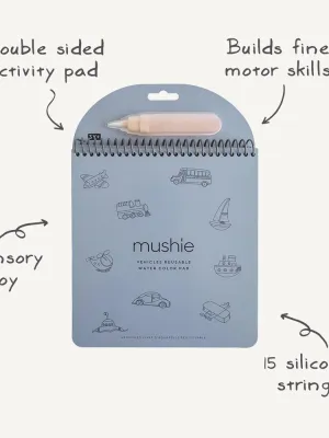 Επαναχρησιμοποιούμενο Μπλοκ Ζωγραφικής Vehicles - Mushie