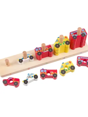 Παιχνίδι Αριθμών Αυτοκίνητα της Πόλης - Orange Tree Toys